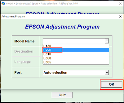 epson l220 resetter adjustment program